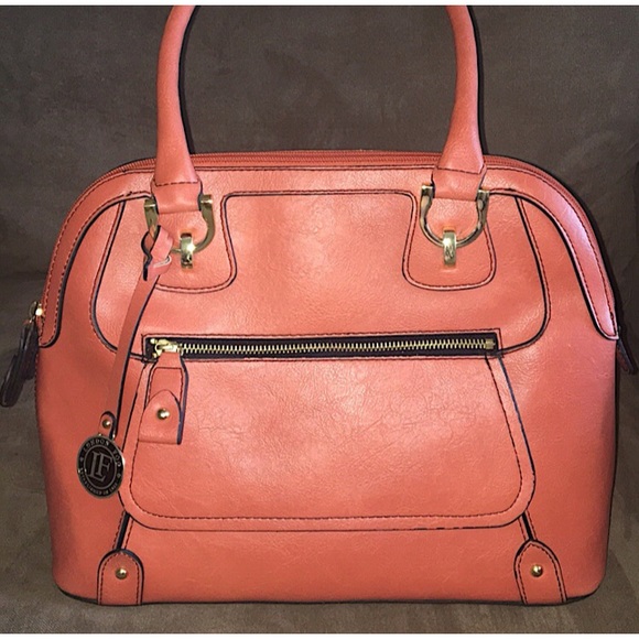 London Fog 🍊’Knightsbridge’ Dome Satchel - Picture 7 of 8